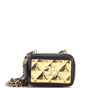 Chanel Golden Plate Zip Around Vanity #241999C27B